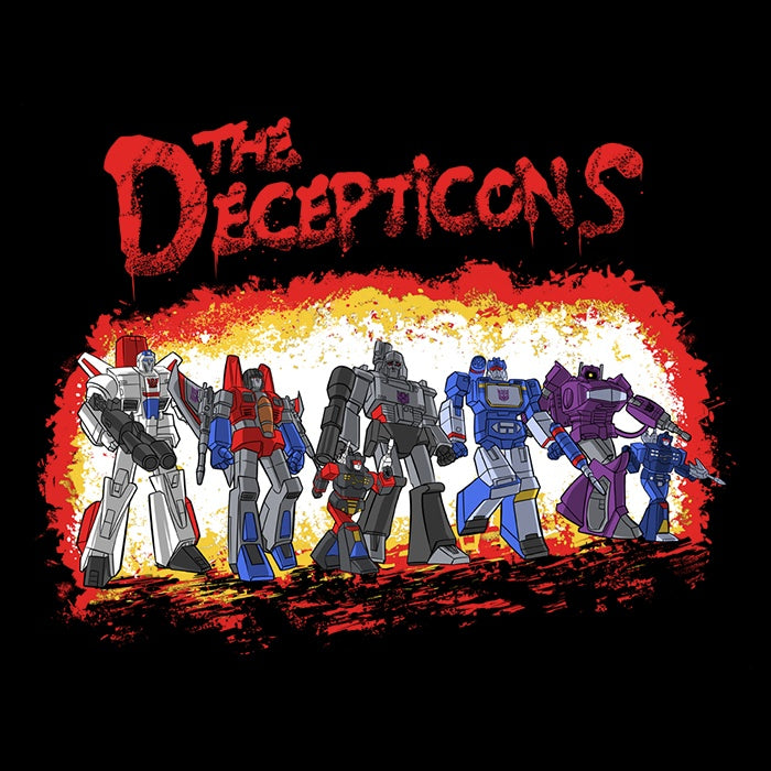 The Decepticons Brand 3/4 Sleeve Raglan Style Casual T-Shirt for Fashion Lovers