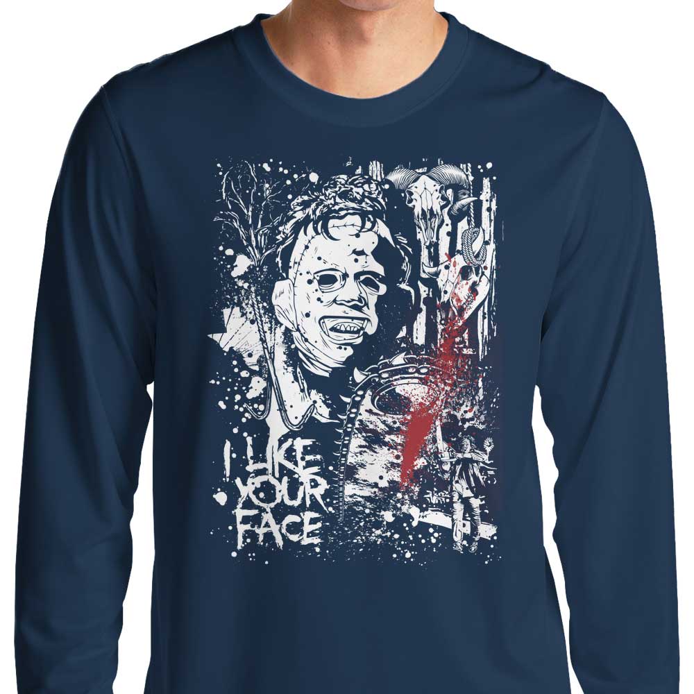 Texas and Chainsaws Stylish Long Sleeve Crewneck T-Shirt