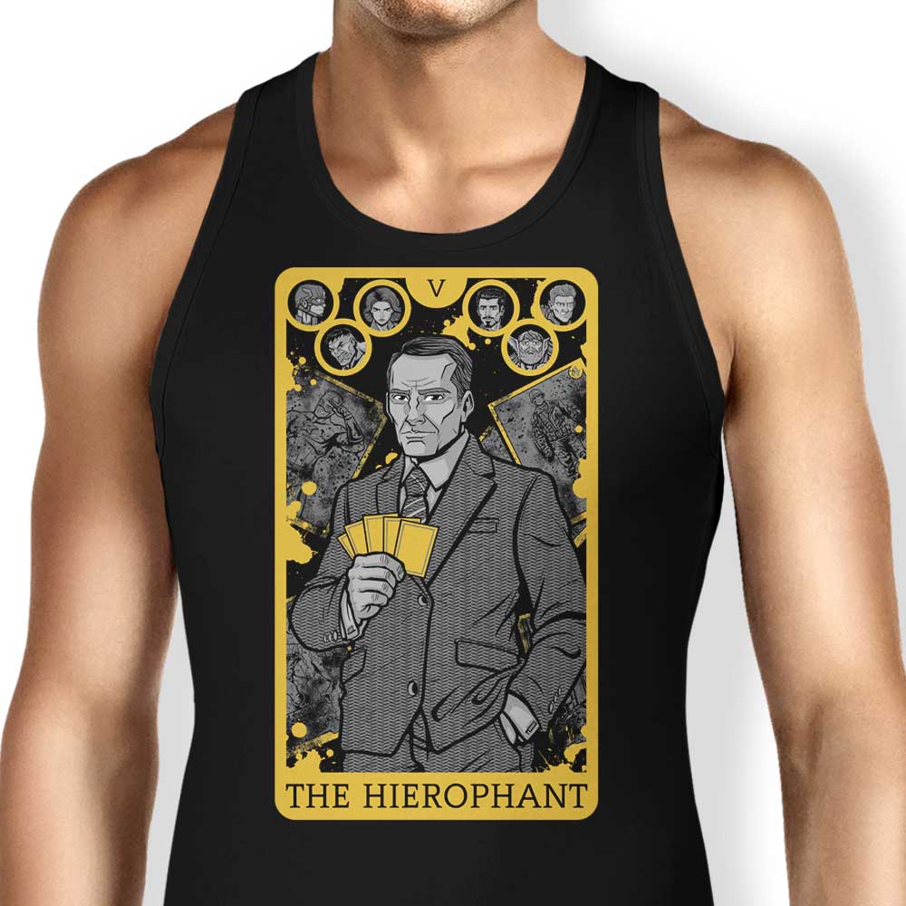 Comfortable Tarot Hierophant Design Men's/Unisex and Women's Tank Tops