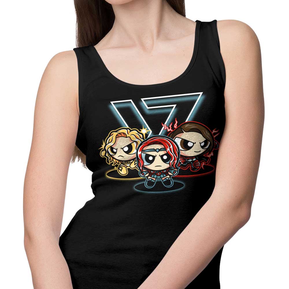 Prime Premne Design's Comfortable Power Supes Girls Unisex and Women's Tank Tops