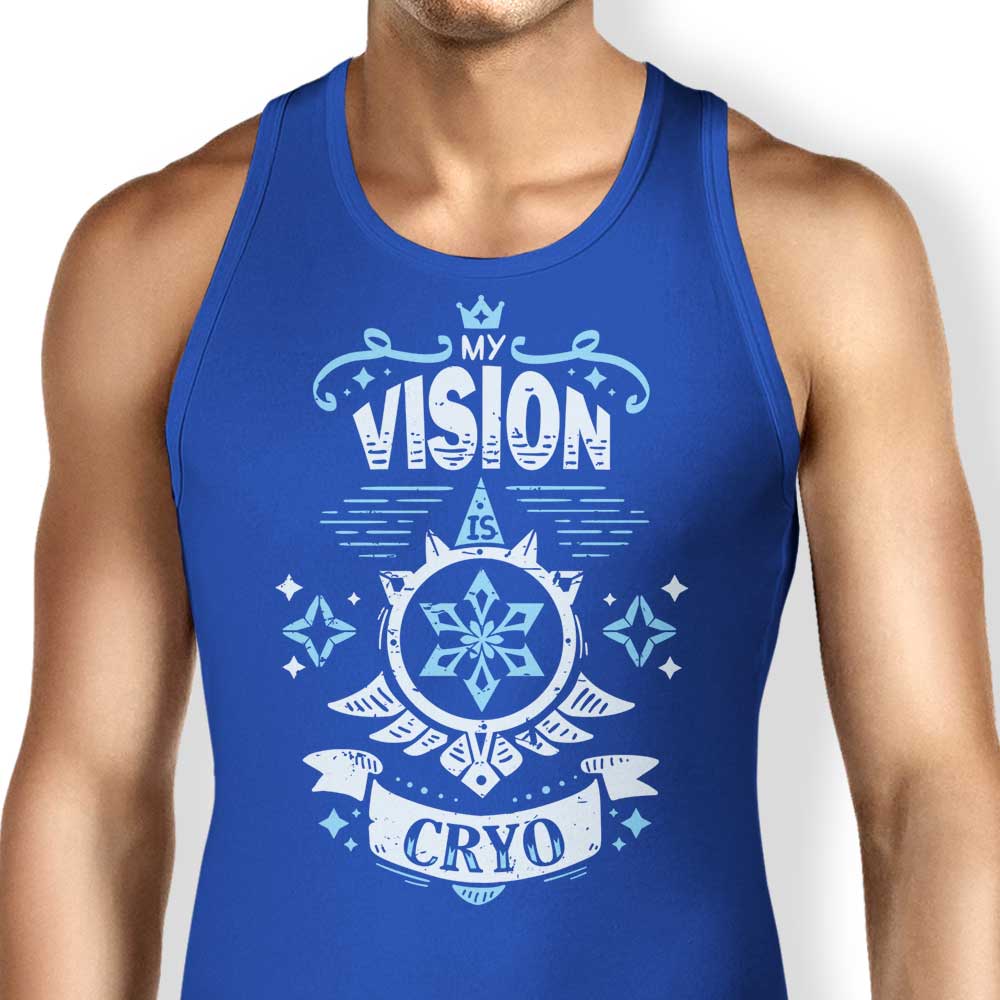 Typhoonic Art's My Vision is Cryo Men's and Women's Unisex Comfortable Cotton Tank Tops