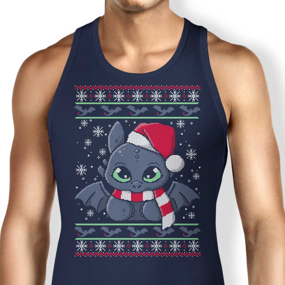NemiMakeIt Dragon-themed Soft and Comfortable Tank Top Sweater