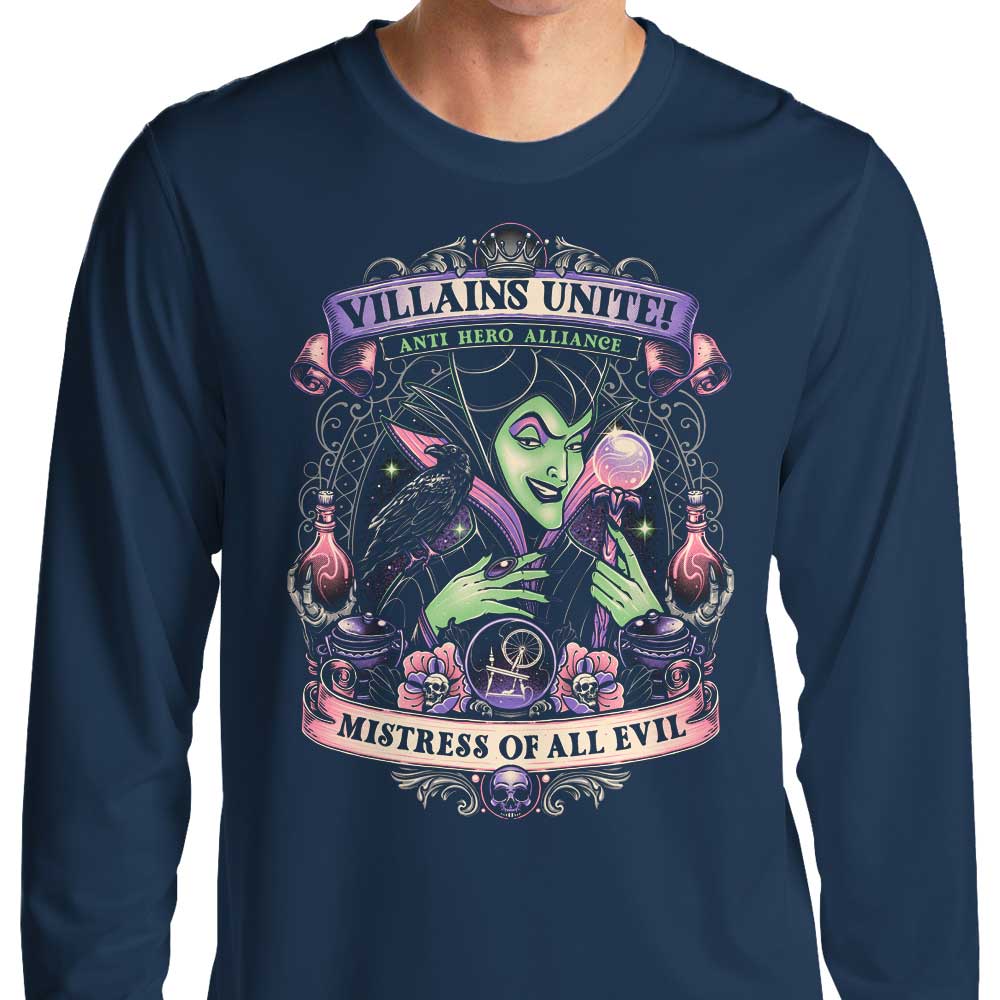 Momma Gorilla's 'Mistress of All Evil' Comfortable Long Sleeve T - Shirt