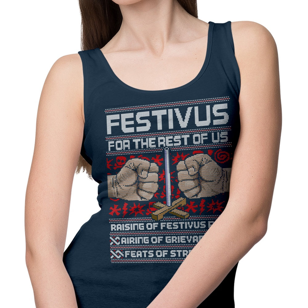Festivus-themed Unisex and Women's Tank Top Sweaters