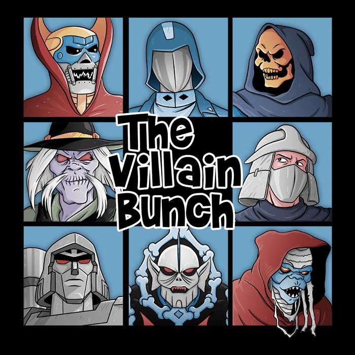 The Villain Bunch Stylish 3/4 Sleeve Raglan Casual T-Shirt