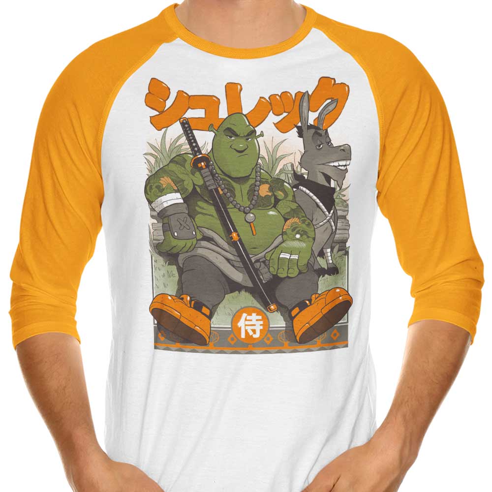 Bruno Mota's Samurai Shurekku 3/4 Sleeve Raglan Stylish T-Shirt