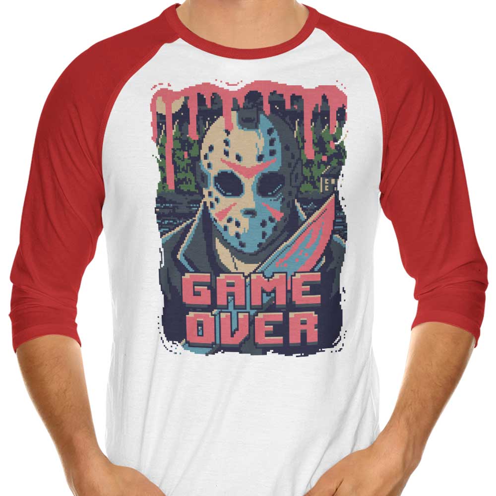 Pixel 13 Three - Quarter Sleeve Raglan Style T - Shirt for Fashion Enthusiasts