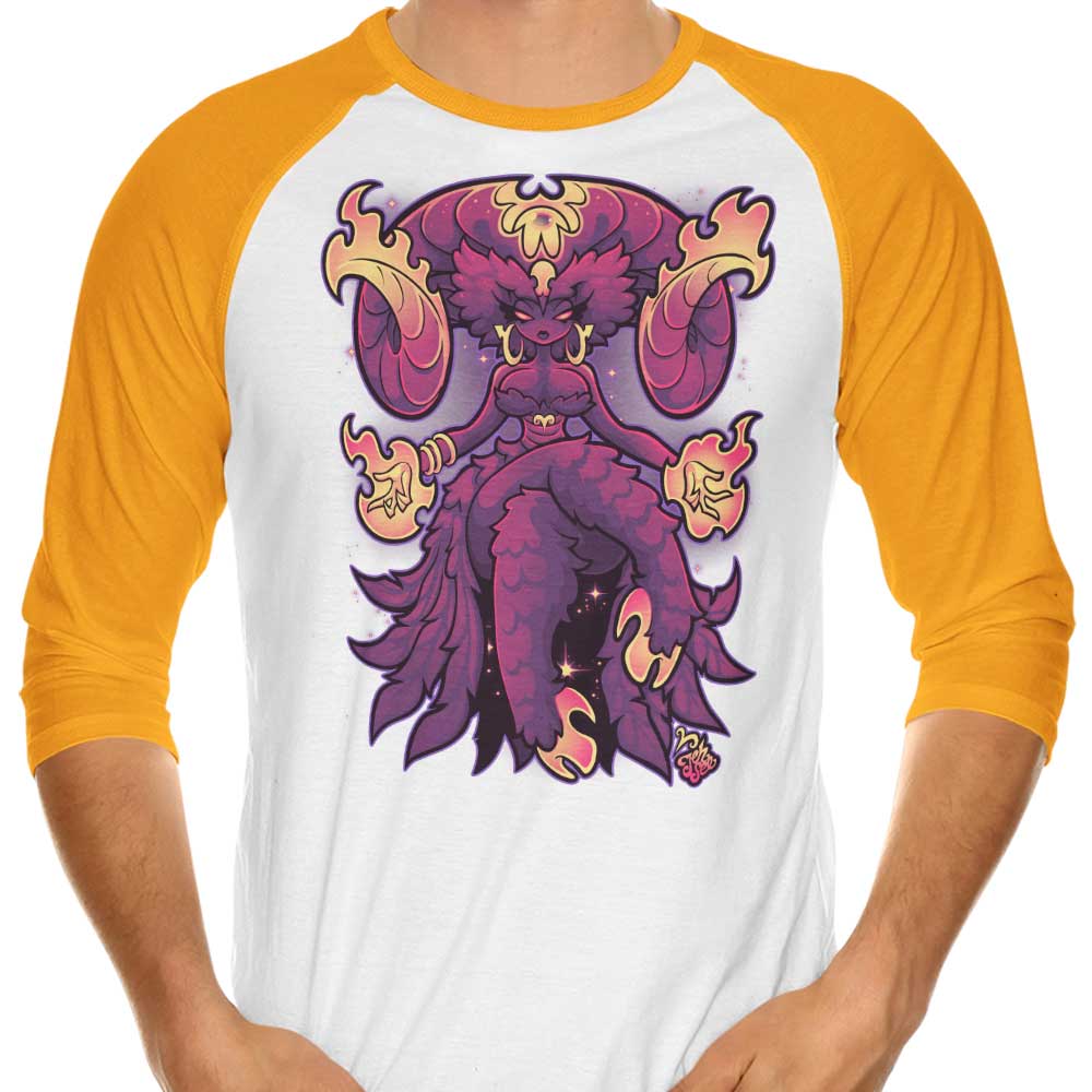 Aries 3/4 Sleeve Stylish Raglan T-Shirt by Jehsee