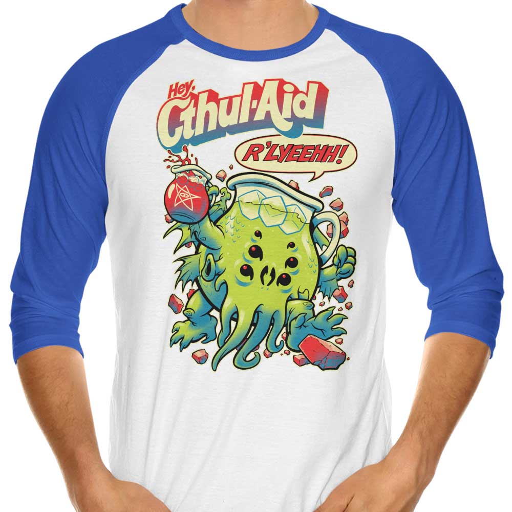 BeastPop Cthul-Aid 3/4 Sleeve Stylish Raglan T-Shirt