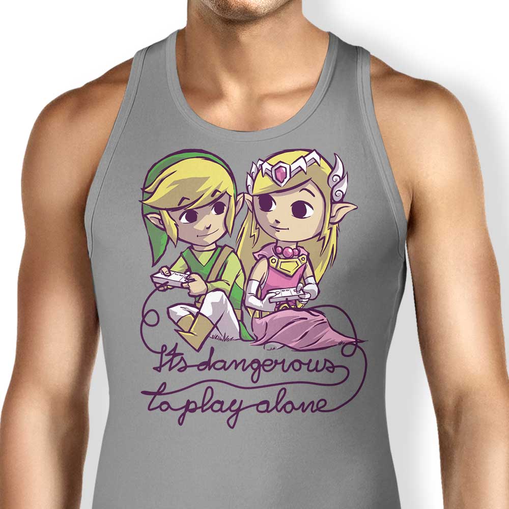 Dangerous to Play Alone Themed Men's and Women's Comfortable Tank Tops