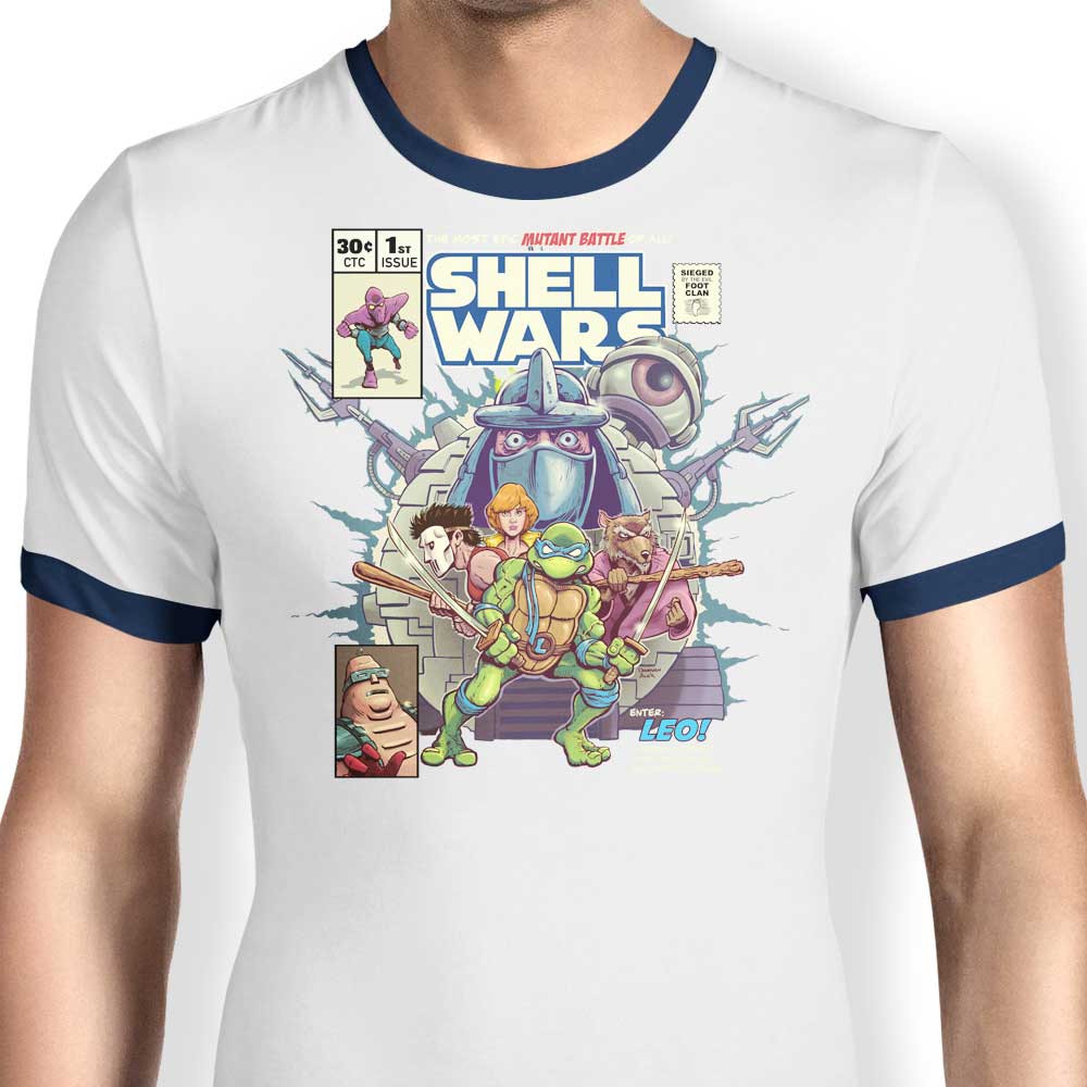 B-Fan's Shell Wars Stylish Ringer T-Shirt