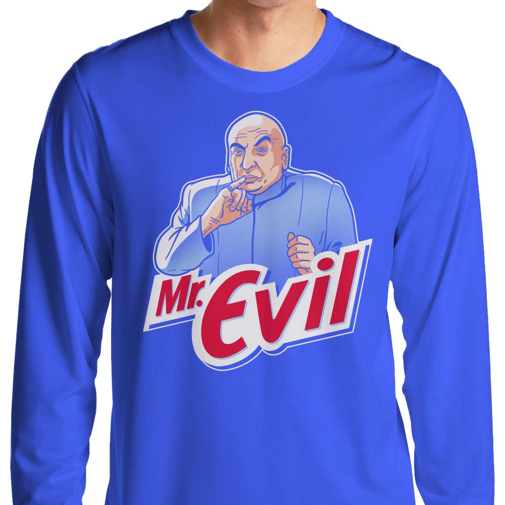 Mr. Evil Stylish Long Sleeve Crewneck T-Shirt