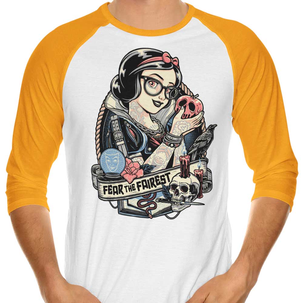 Momma Gorilla's 'Fear the Fairest' 3/4 Sleeve Raglan Style T-Shirt for a Trendy Look