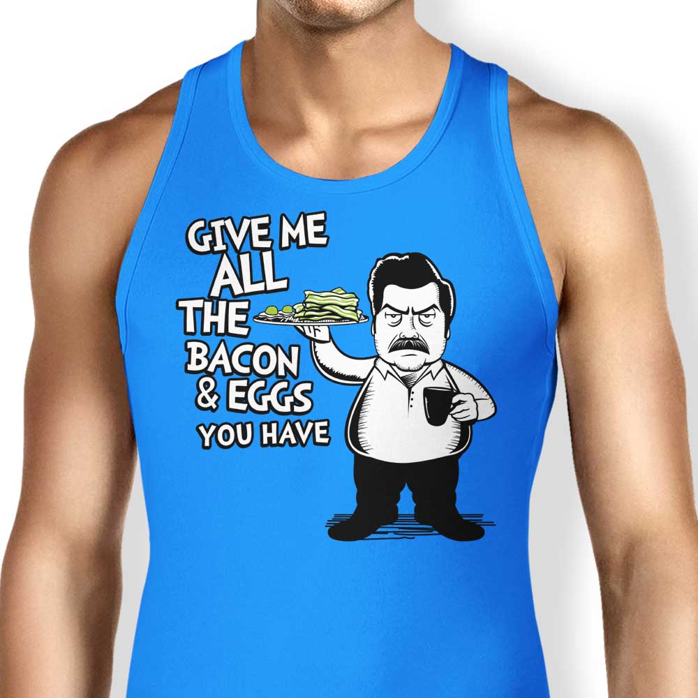 Comfortable Tom Trager's Bacon and Eggs Unisex and Women's Tank Tops