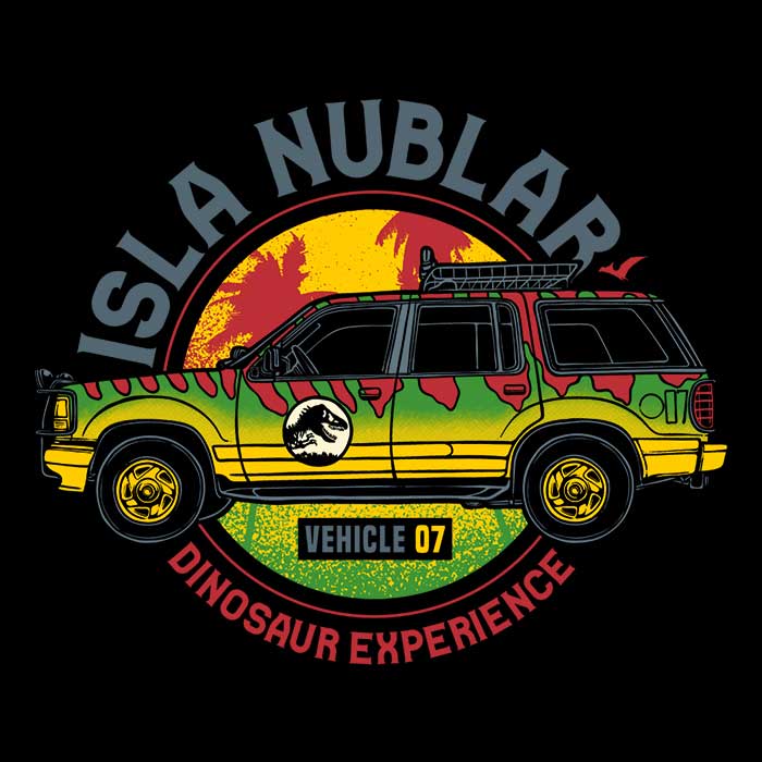 The Dinosaur Adventure - 3/4 Sleeve Raglan Casual T-Shirt