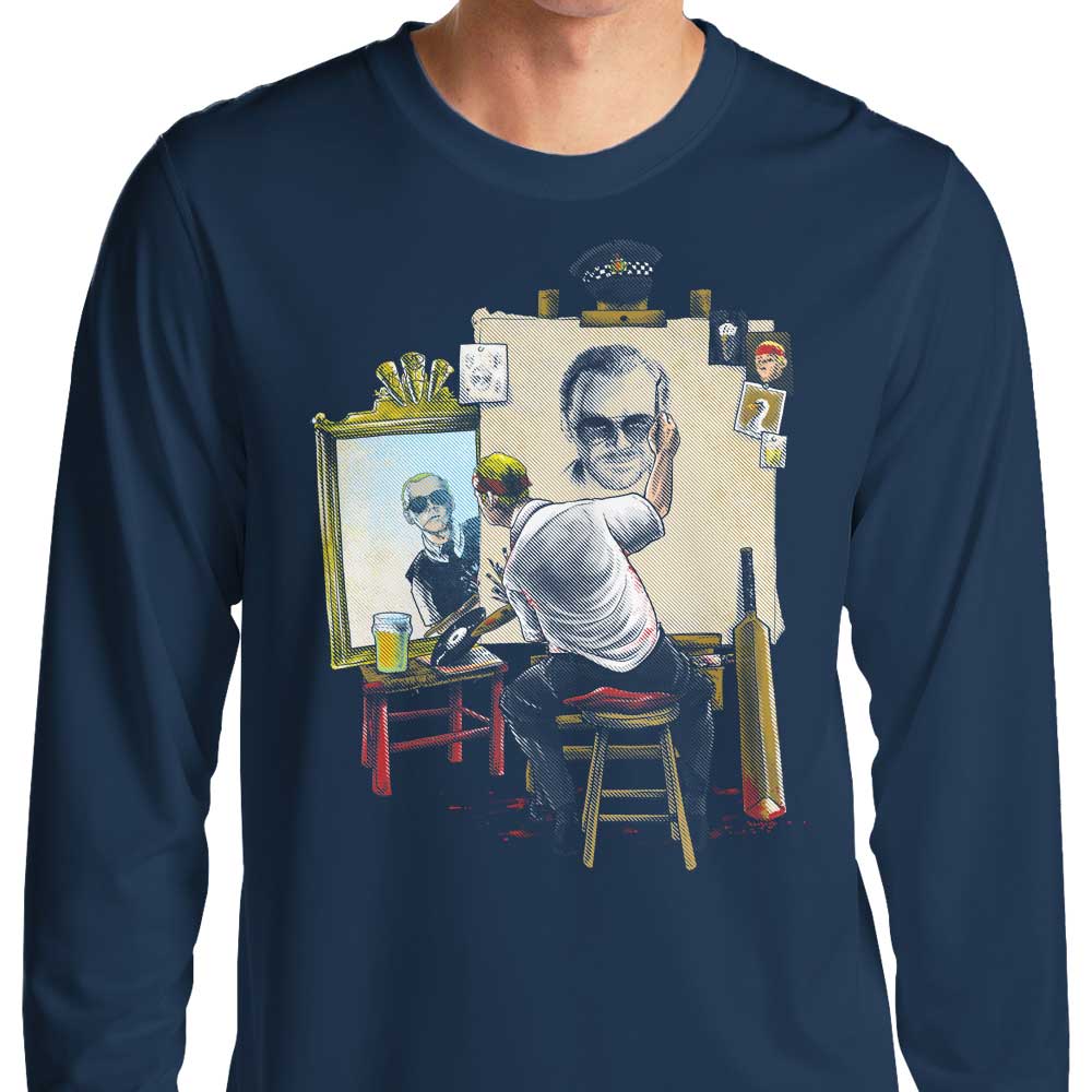 Long Sleeve 'Triple Cornetto Portrait' Stylish T - Shirt