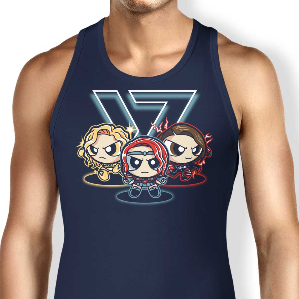 Prime Premne Design's Comfortable Power Supes Girls Unisex and Women's Tank Tops