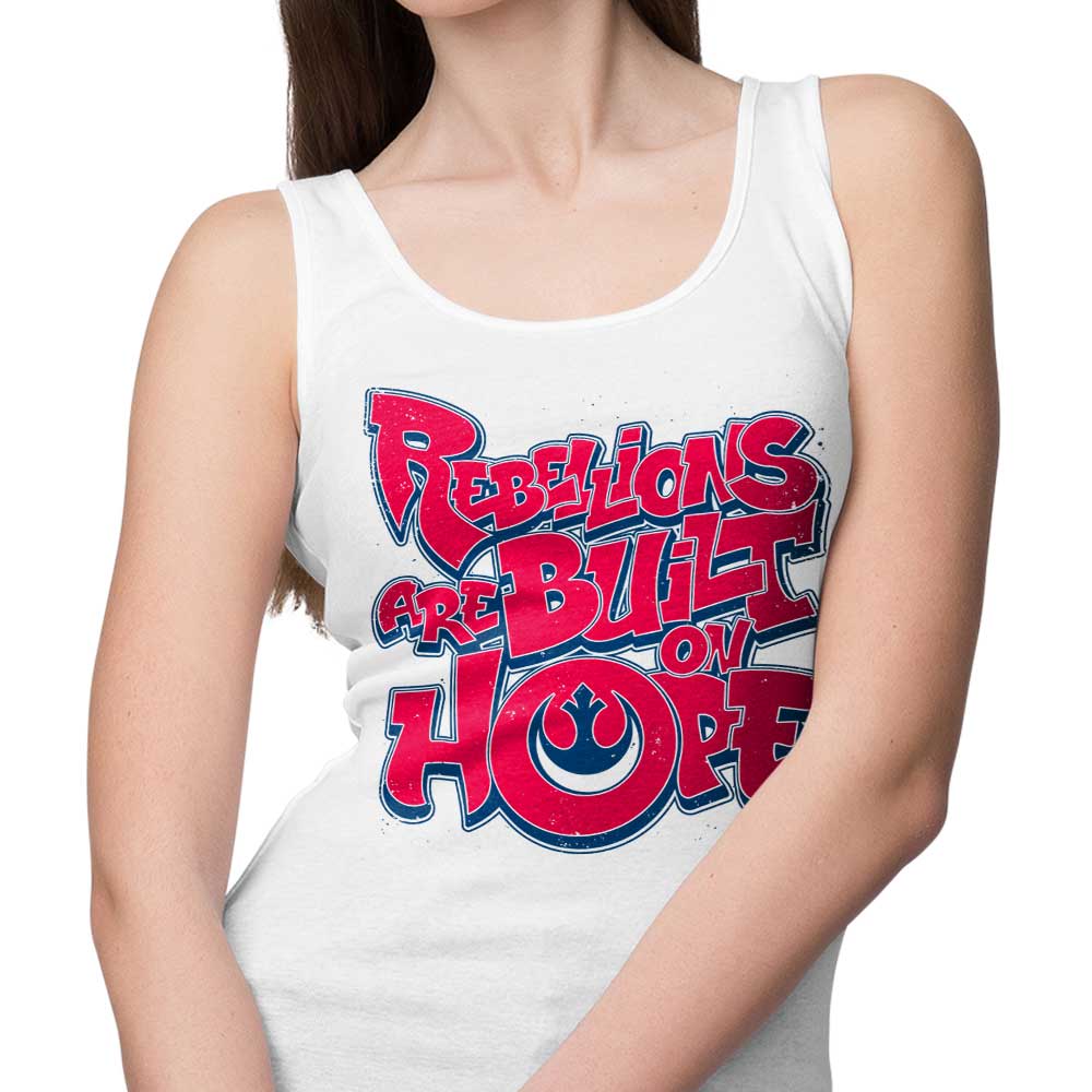 Teesgeex's Inspiring 'Built on Hope' Men's and Women's Tank Tops