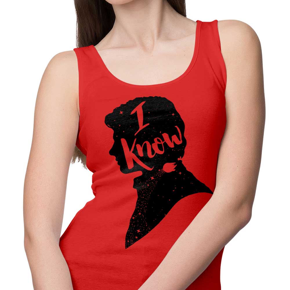 Soft and Comfortable 'I Know' Men's/Unisex and Women's Tank Tops