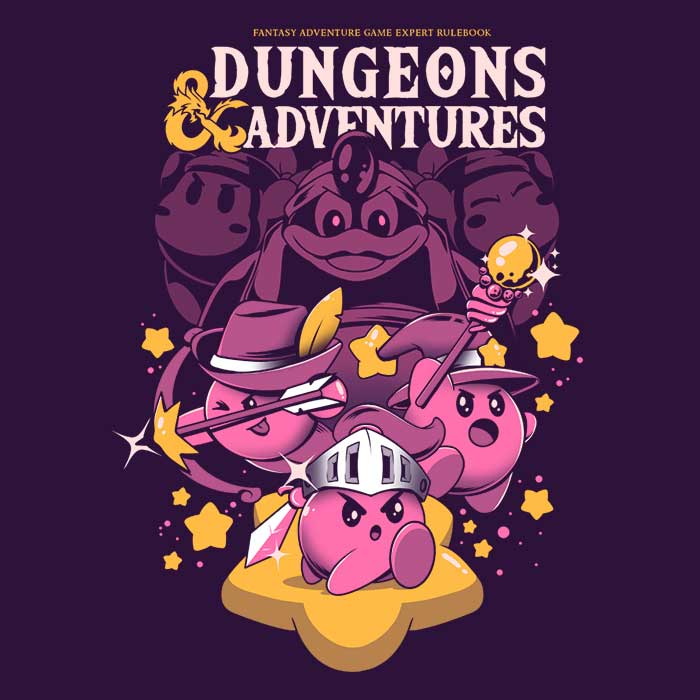 Ilustrata's Dungeons and Adventures Long Sleeve Crewneck T - Shirt in S - 4XL