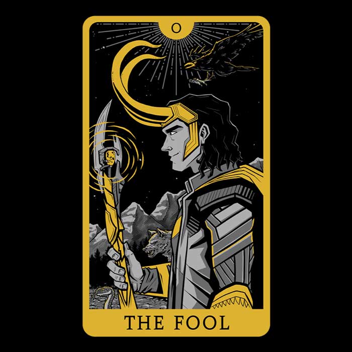 Danielmorris1993's Tarot - The Fool 3/4 Sleeve Raglan T-Shirt