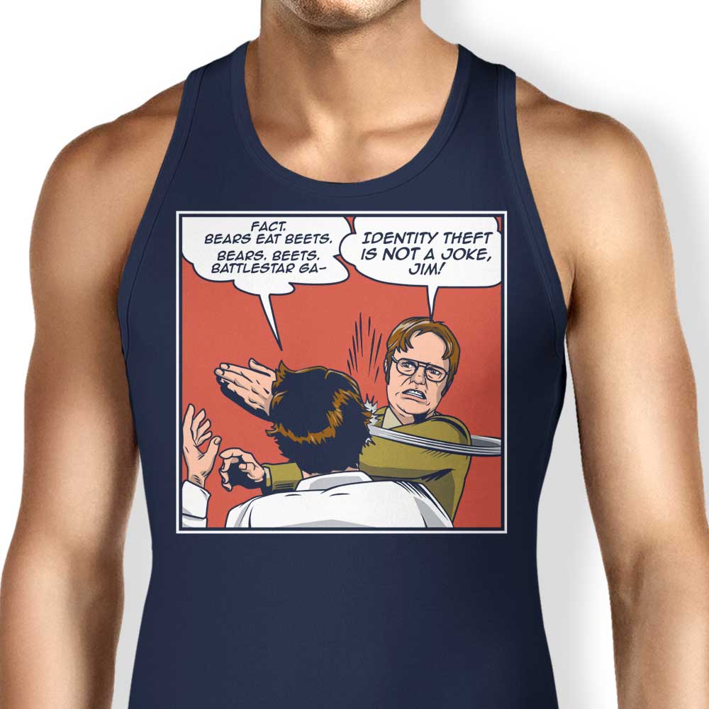 Identity Slap Men's and Women's Unisex Comfortable Tank Top