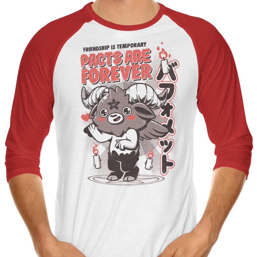 Forever Pacts - 3/4 Sleeve Stylish Raglan T-Shirt