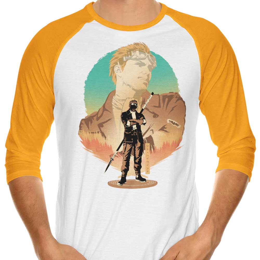 Hypertwenty's Airship Captain 3/4 Sleeve Raglan Stylish T-Shirt