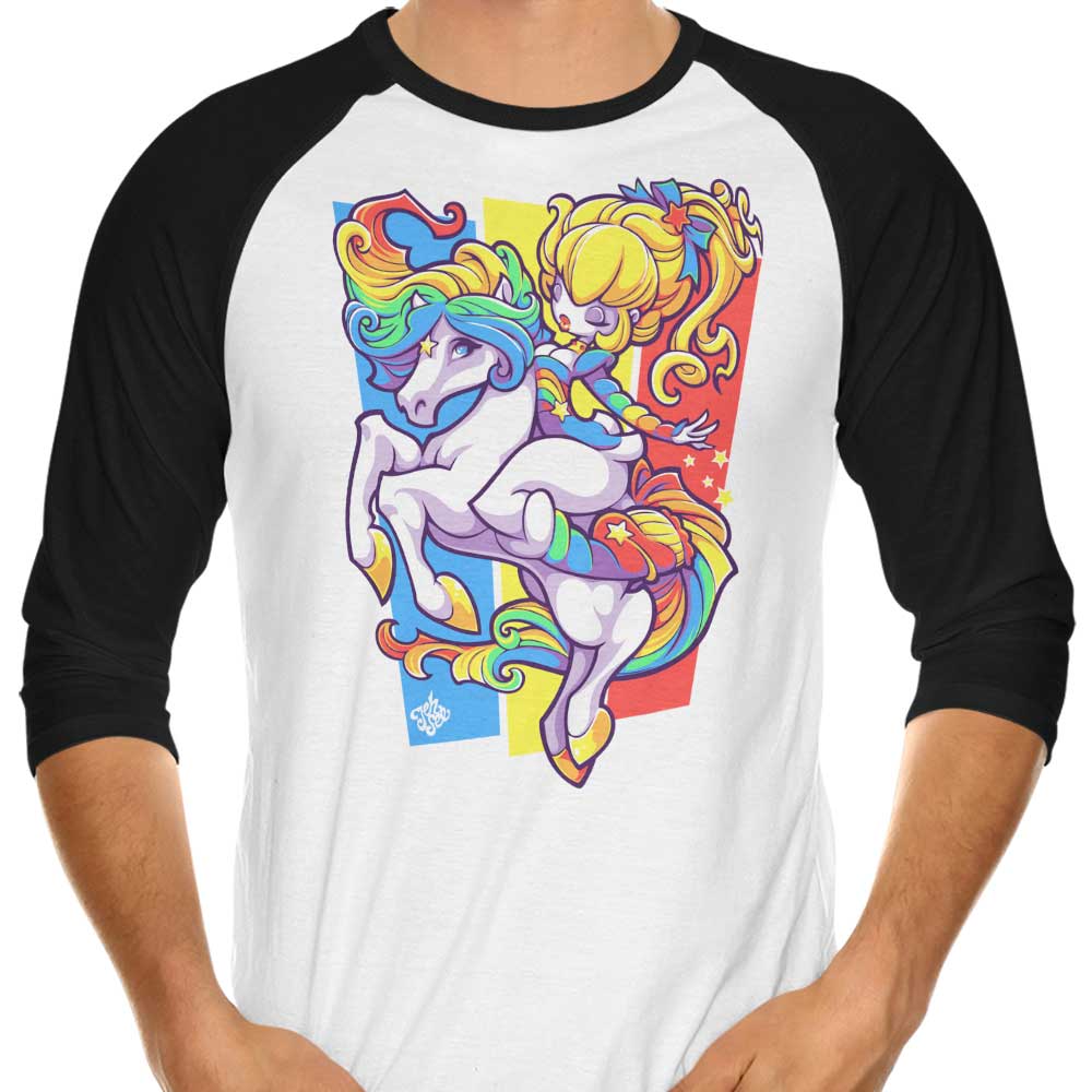 Starbrite Three - Quarter Sleeve Raglan Style Men's T - Shirt