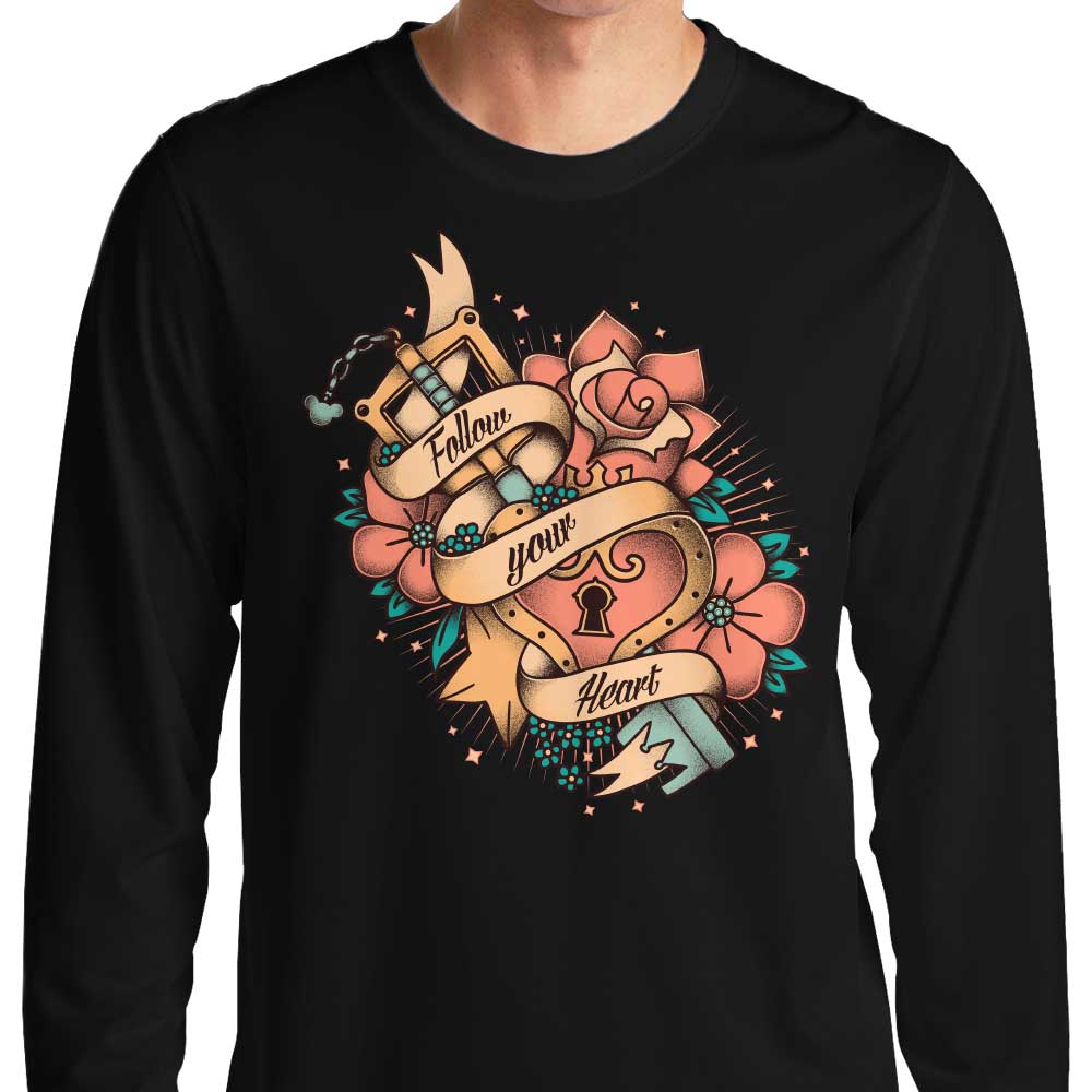 Typhoonic Art's Long Sleeve 'Follow Your Heart' T-Shirt