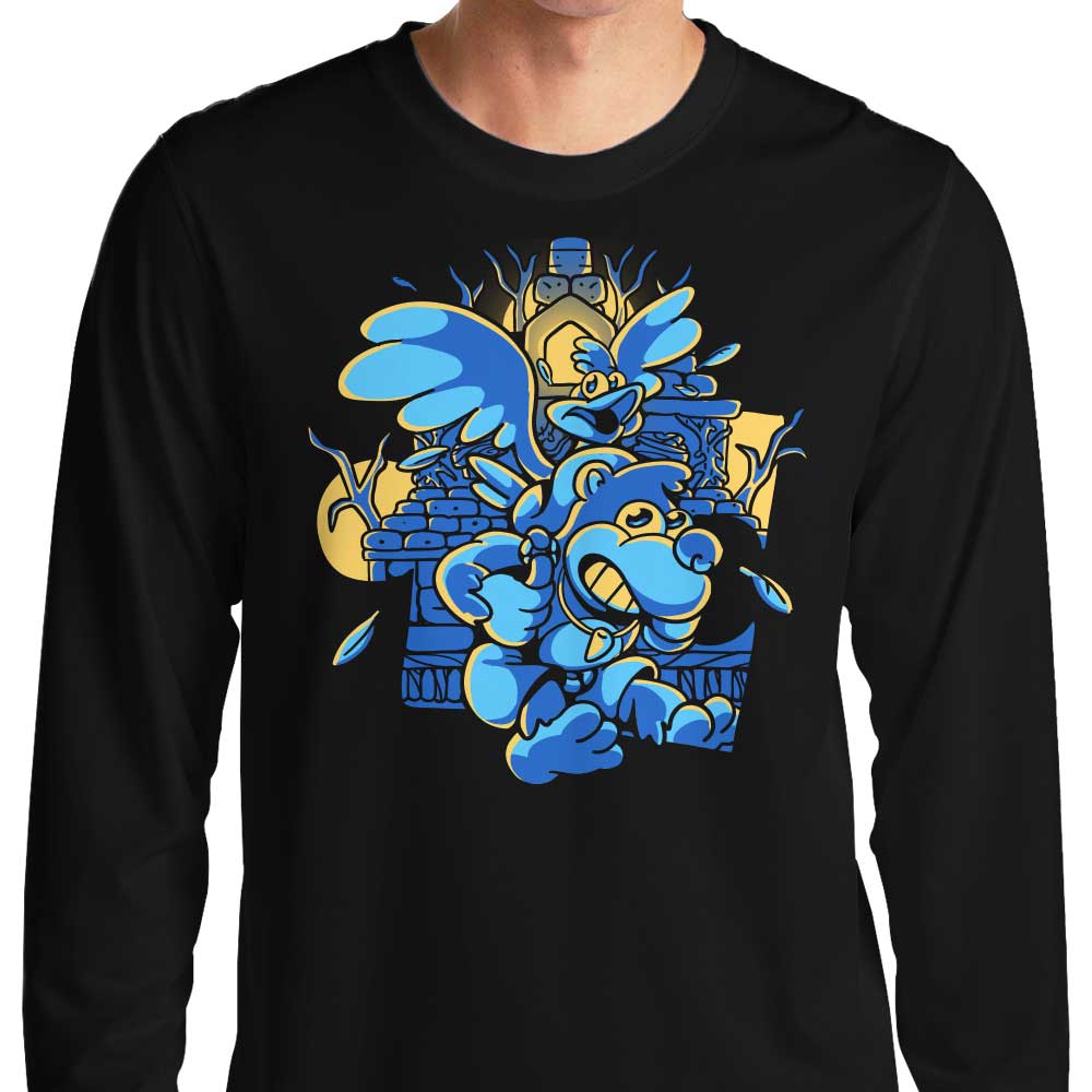 Sketchdemao's Mad Monster Mansion Long Sleeve Crewneck T - Shirt in S to 4XL Sizes