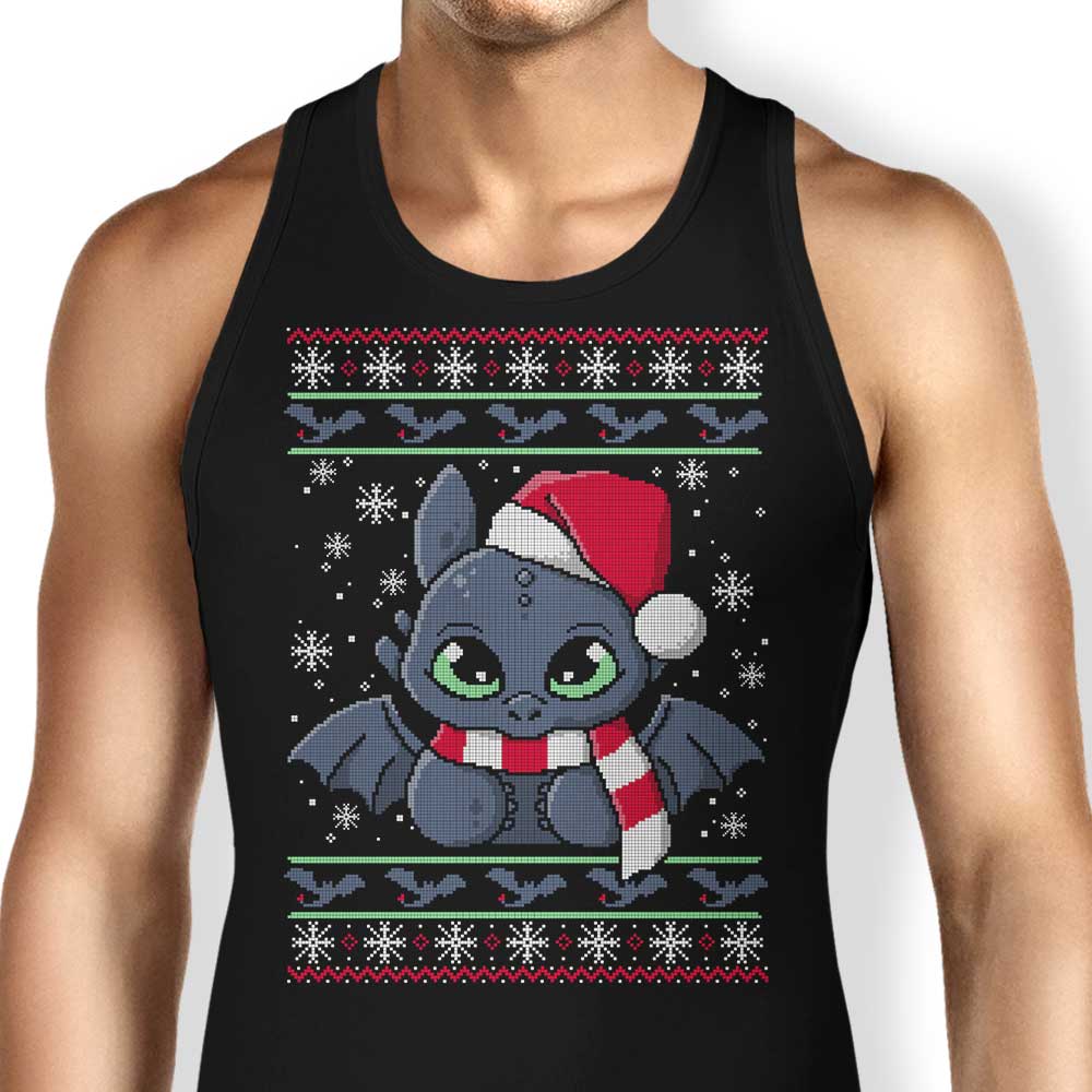 NemiMakeIt Dragon-themed Soft and Comfortable Tank Top Sweater