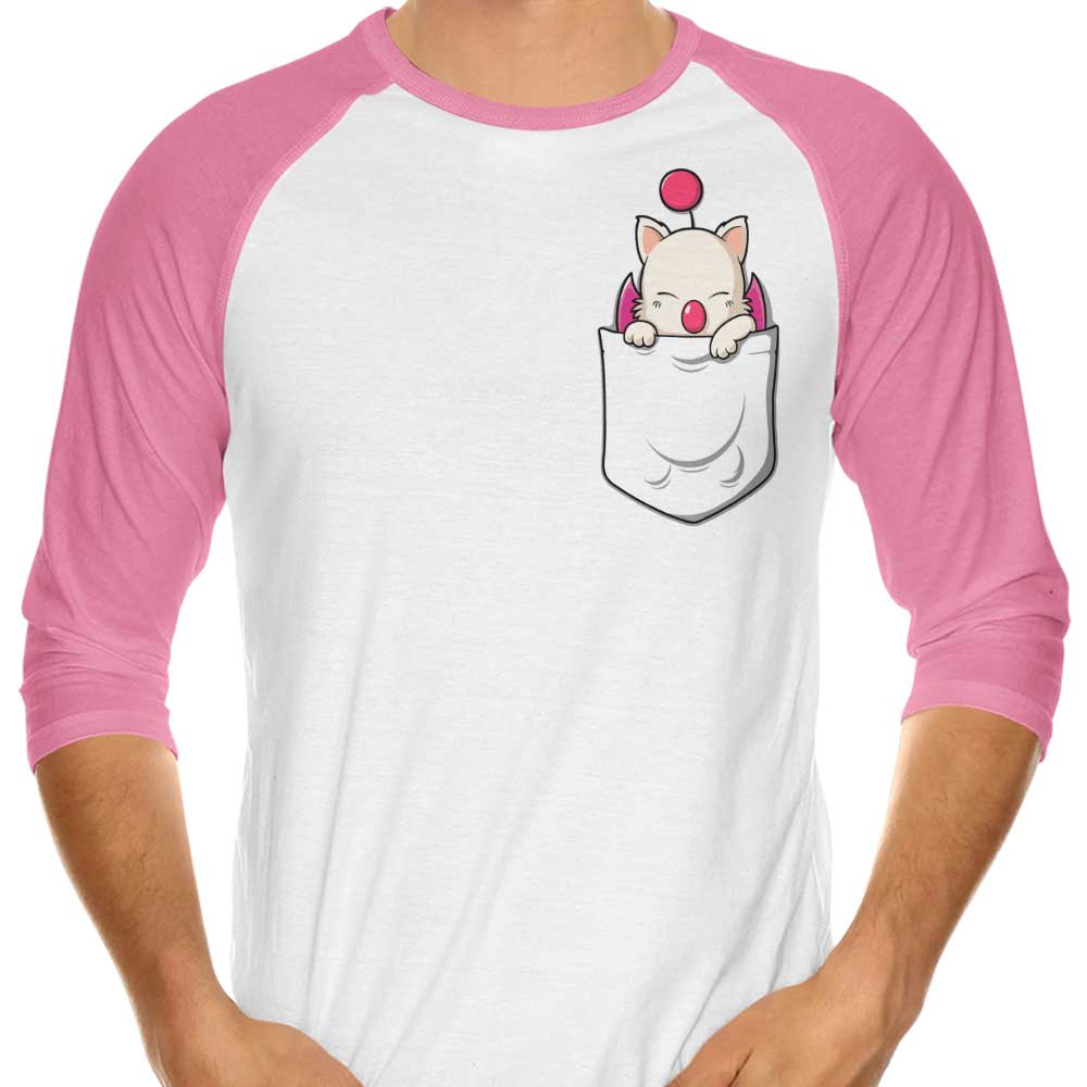 Kupocket Men's Three - Quarter Sleeve Raglan Style T - Shirt