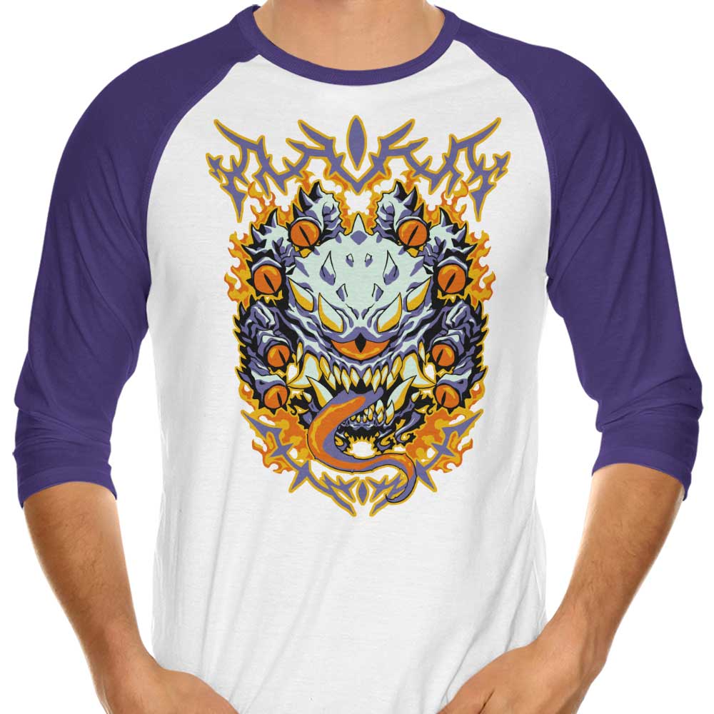 Eye of the Beholder Stylish 3/4 Sleeve Raglan Men's or Women's T-Shirt