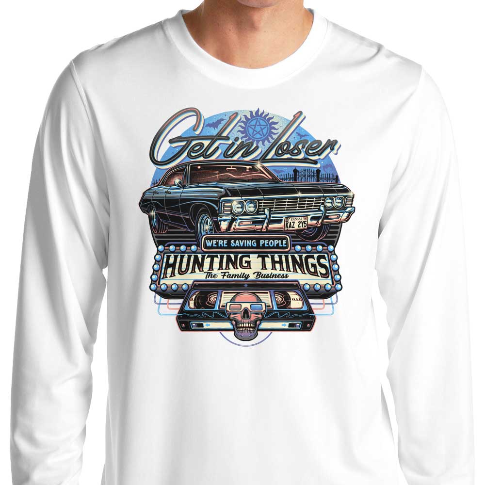 Momma Gorilla's 'We're Saving People' Branded Long Sleeve Crewneck T - Shirt for All Sizes