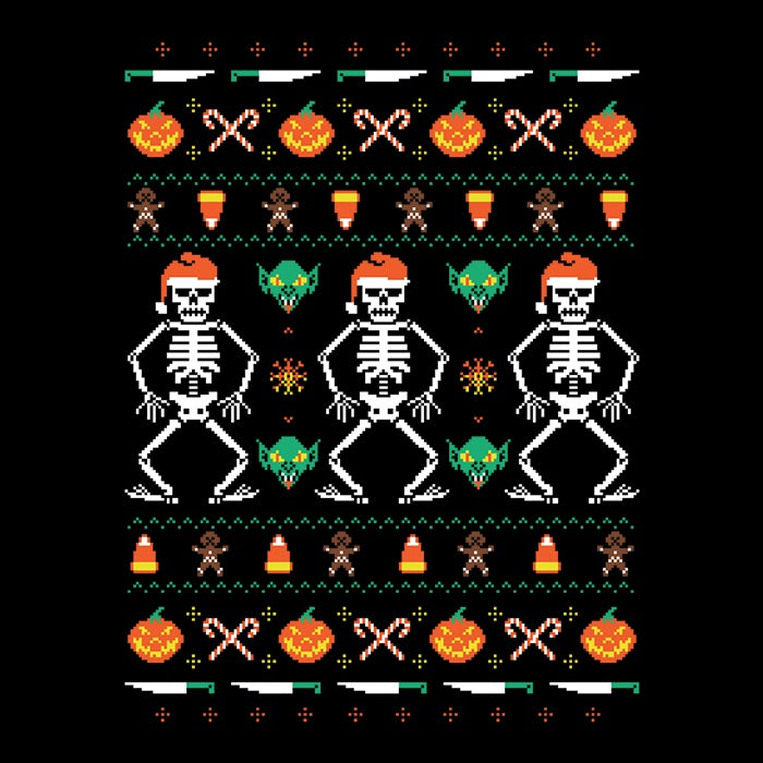 Hillary White's Festive Trick or Christmas Unisex and Women's Tank Tops
