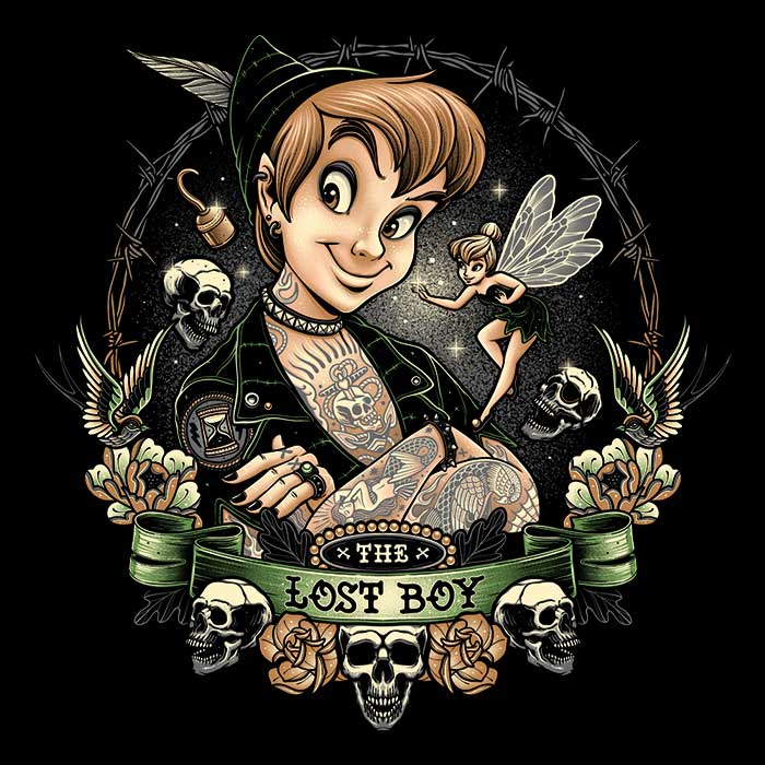 Lost in the Magical Neverland - 3/4 Sleeve Stylish Raglan T-Shirt