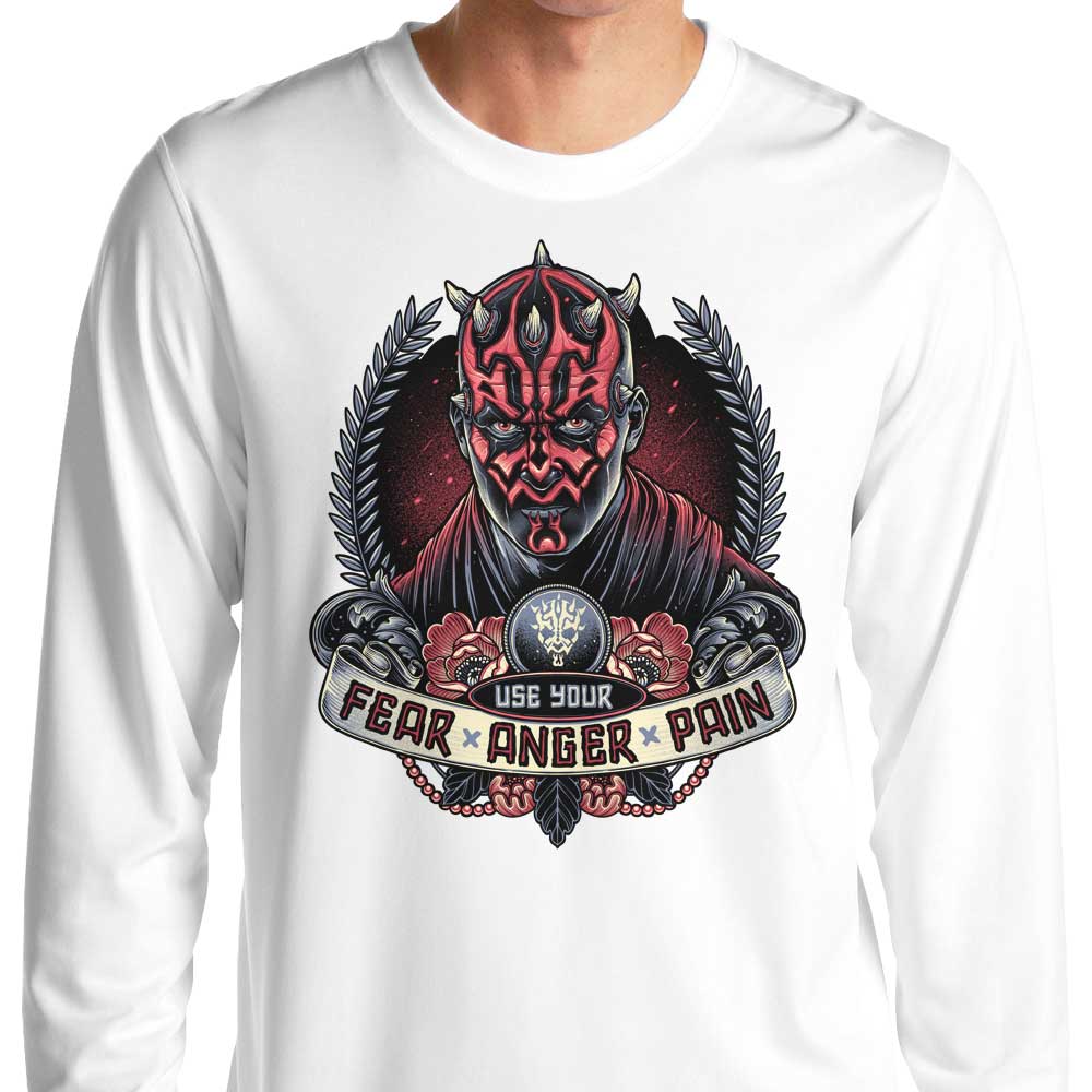 Momma Gorilla's Fear, Anger, Pain Long Sleeve Comfort T-Shirt