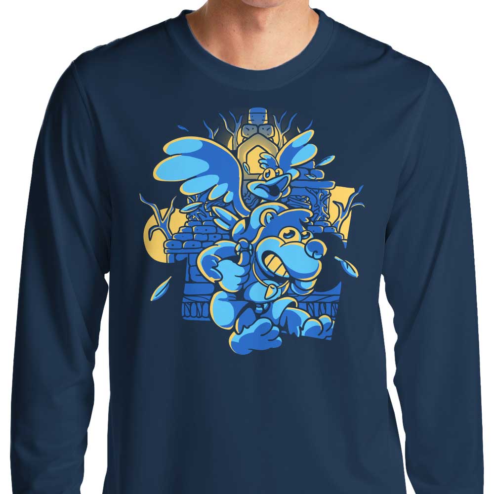 Sketchdemao's Mad Monster Mansion Long Sleeve Crewneck T - Shirt in S to 4XL Sizes