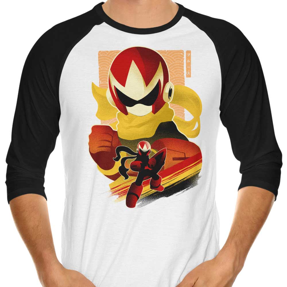 Hypertwenty's Break Man Three - Quarter Sleeve Raglan Style T - Shirt