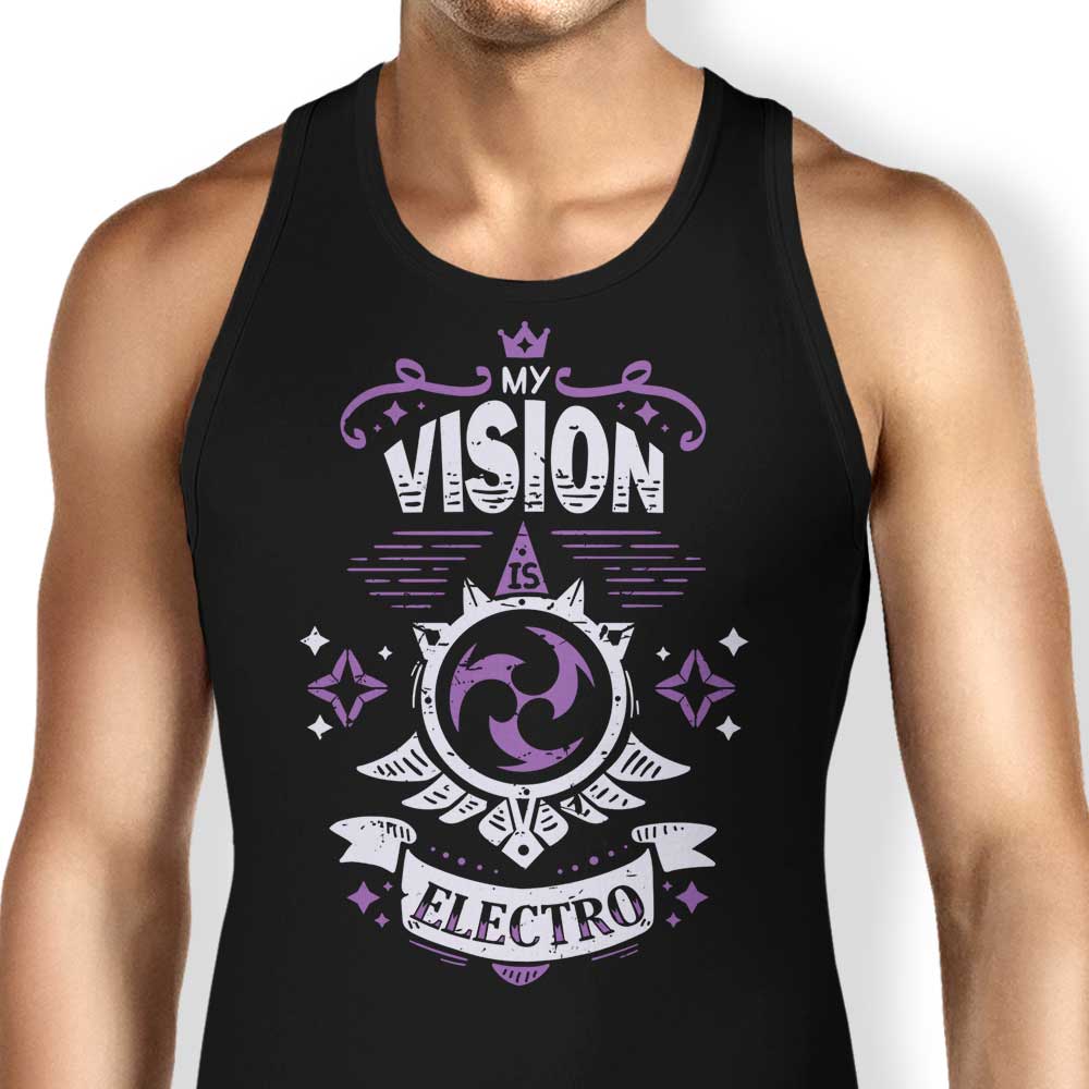 Typhoonic Art Electro Vision Men's/Unisex and Women's Tank Tops
