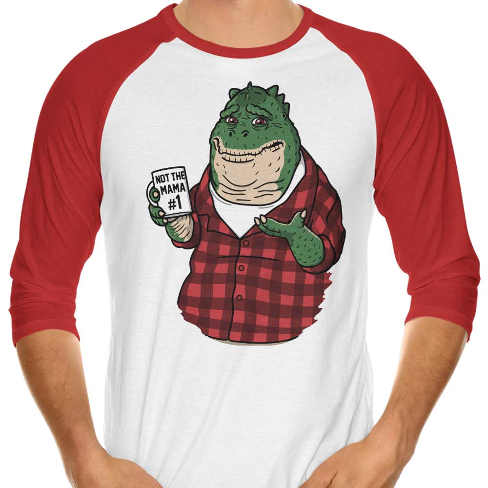 Raffiti 3/4 Sleeve Raglan 'Not the Mama' T-Shirt