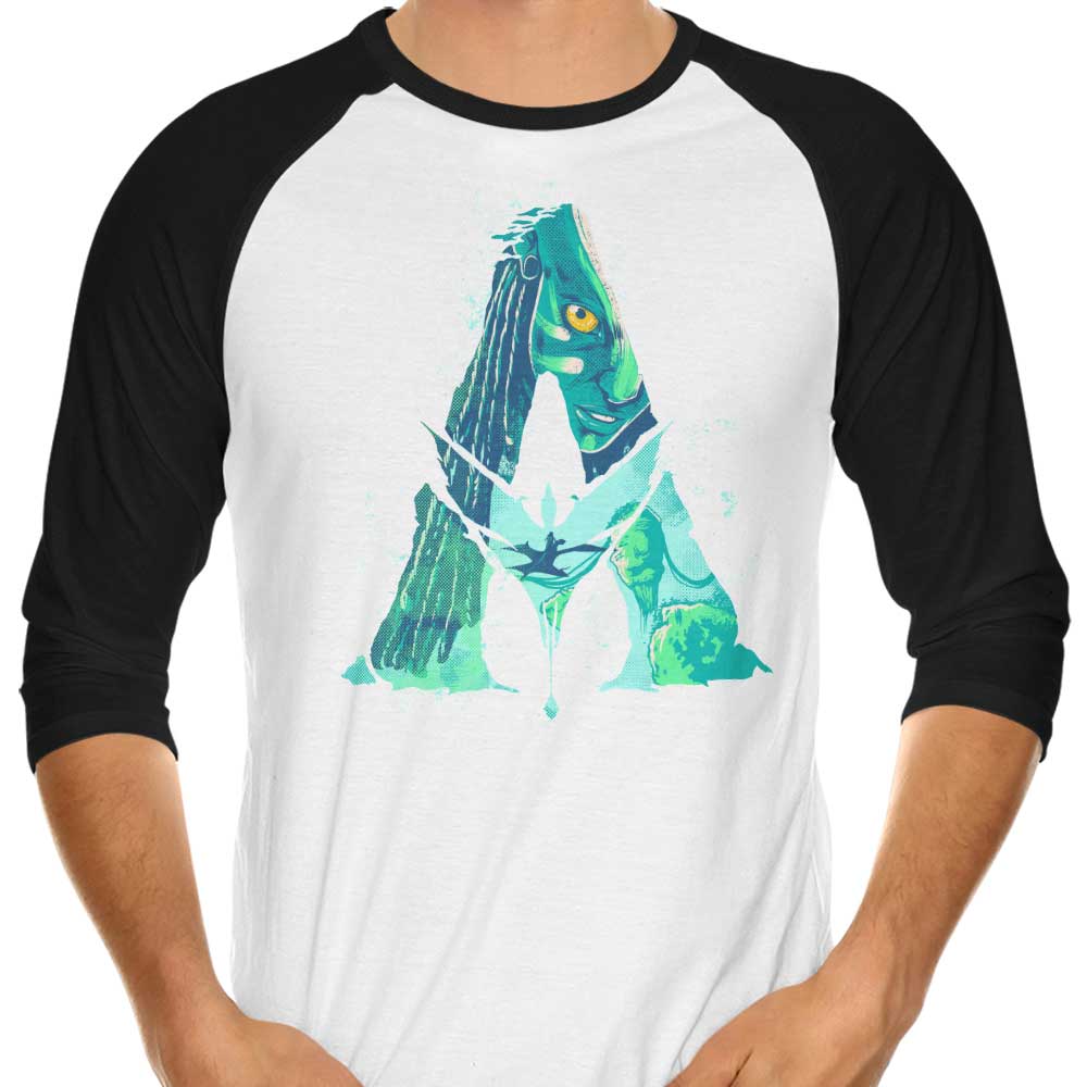 Gleydson Art - 3/4 Sleeve Stylish Raglan T-Shirt with 'I See You' Design
