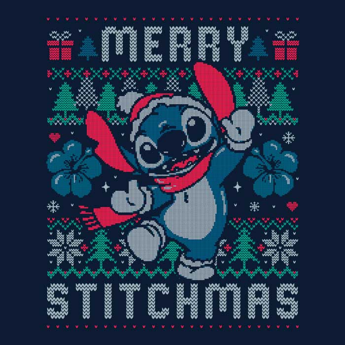 Festive Merry Stitchmas Women's Tank Top for a Joyful Season