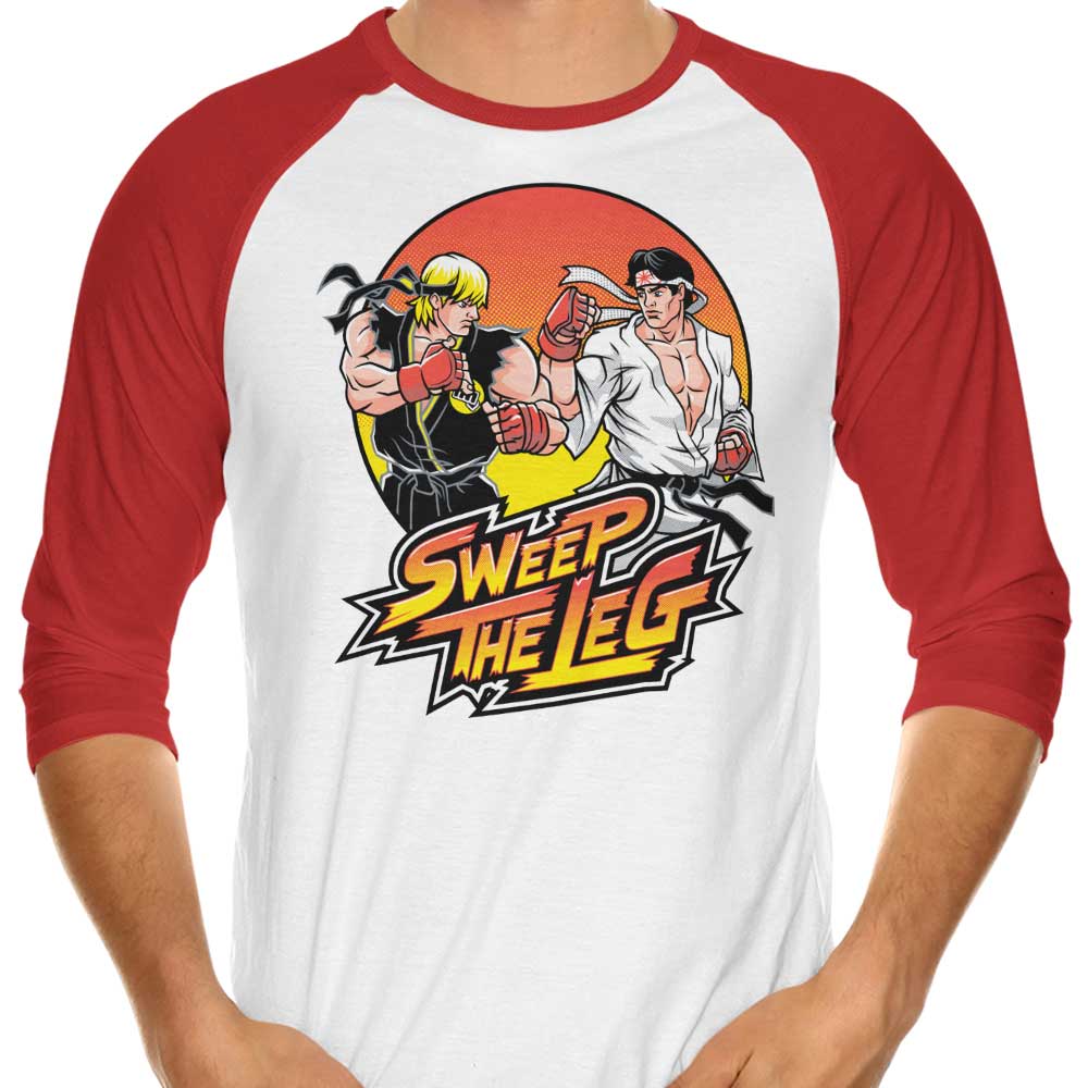 3/4 Sleeve Raglan 'Sweep the Leg' T-Shirt from Nemons