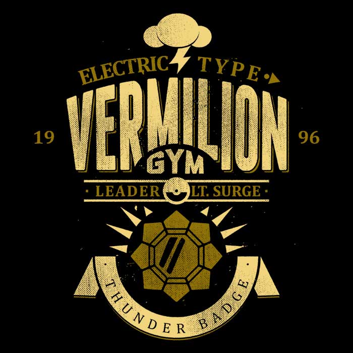 3/4 Sleeve Raglan T-Shirt Inspired by Vermillion City Gym