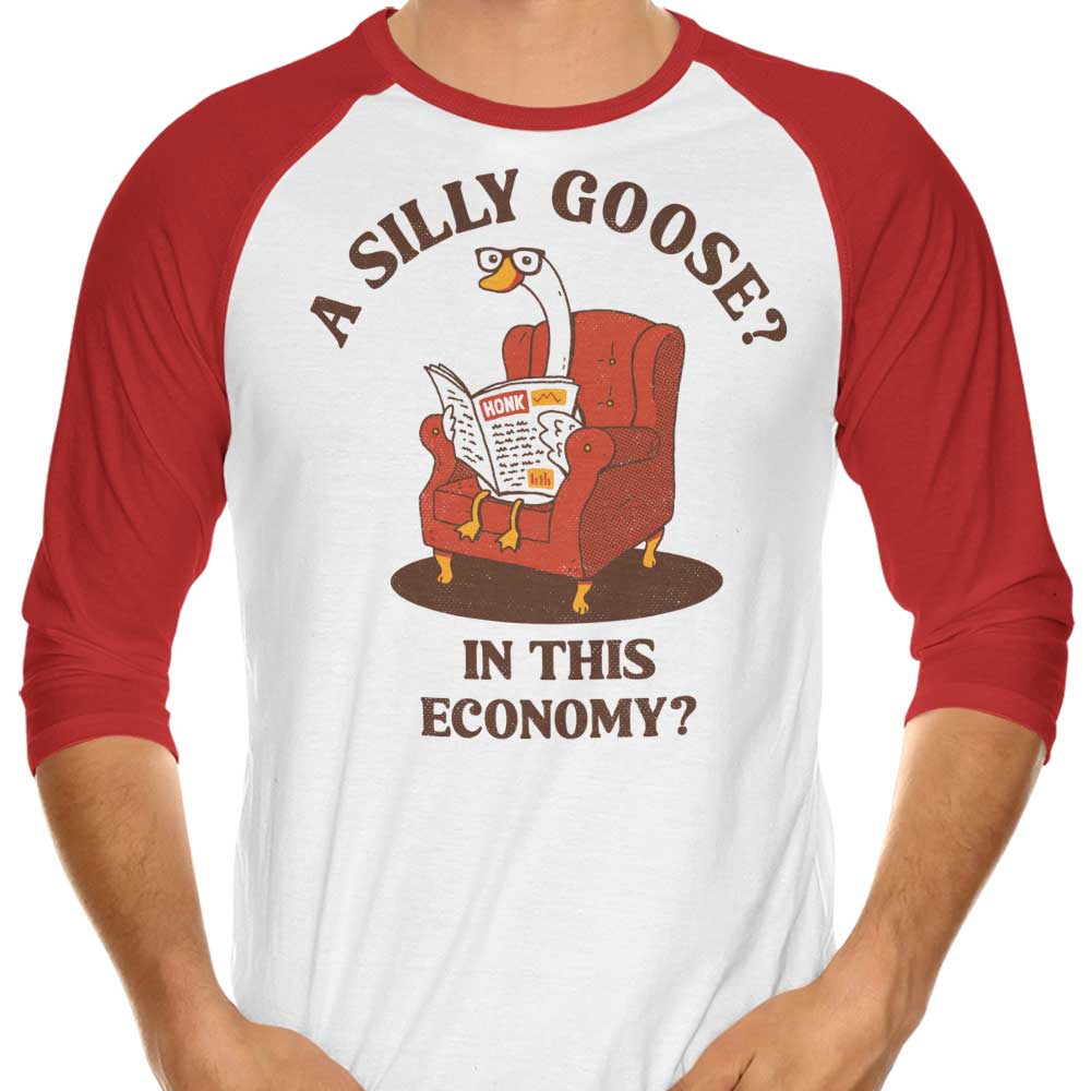 3/4 Sleeve Raglan Sensible Goose T-Shirt - A Stylish Apparel Choice