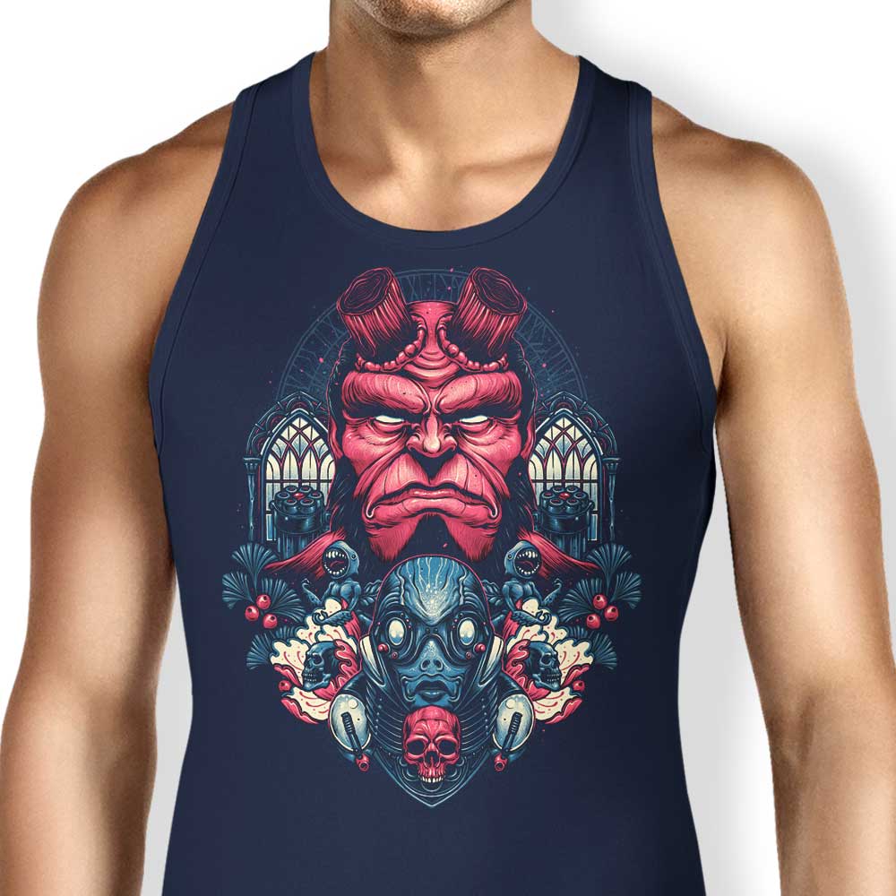 Glitchygorilla's Fire and Water Comfortable Unisex and Women's Tank Tops