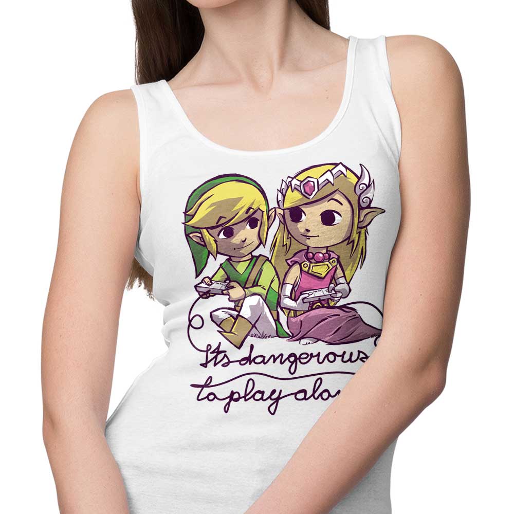 Dangerous to Play Alone Themed Men's and Women's Comfortable Tank Tops