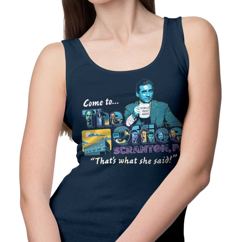 GoodIdeaRyan's 'Come to Scranton' Comfortable Tank Tops for Men and Women
